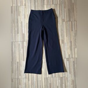 Boden Women’s Ponte Wide Leg Pants Navy Blue Size 8R